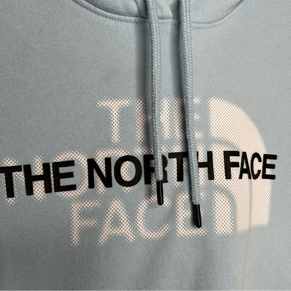 NORTH FACE WOMENS COORDINATES CROP DROP PULLOVER HOODIE Beta Blue XS - Picture 3 of 10